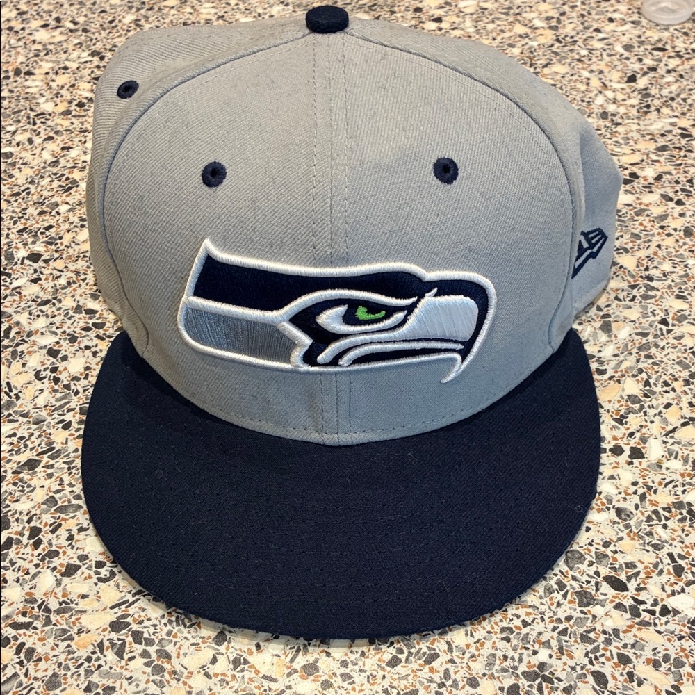 New Era Gray and Navy Hat